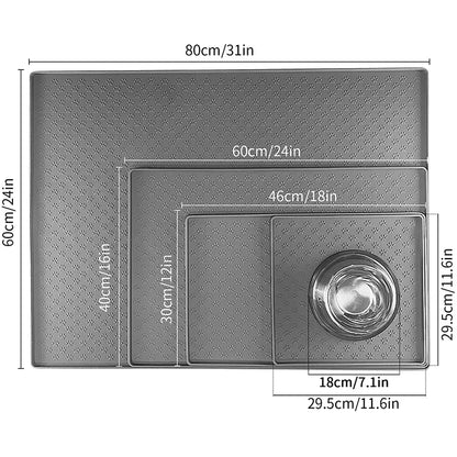 Silicone Placemat For Pets Food Bowl