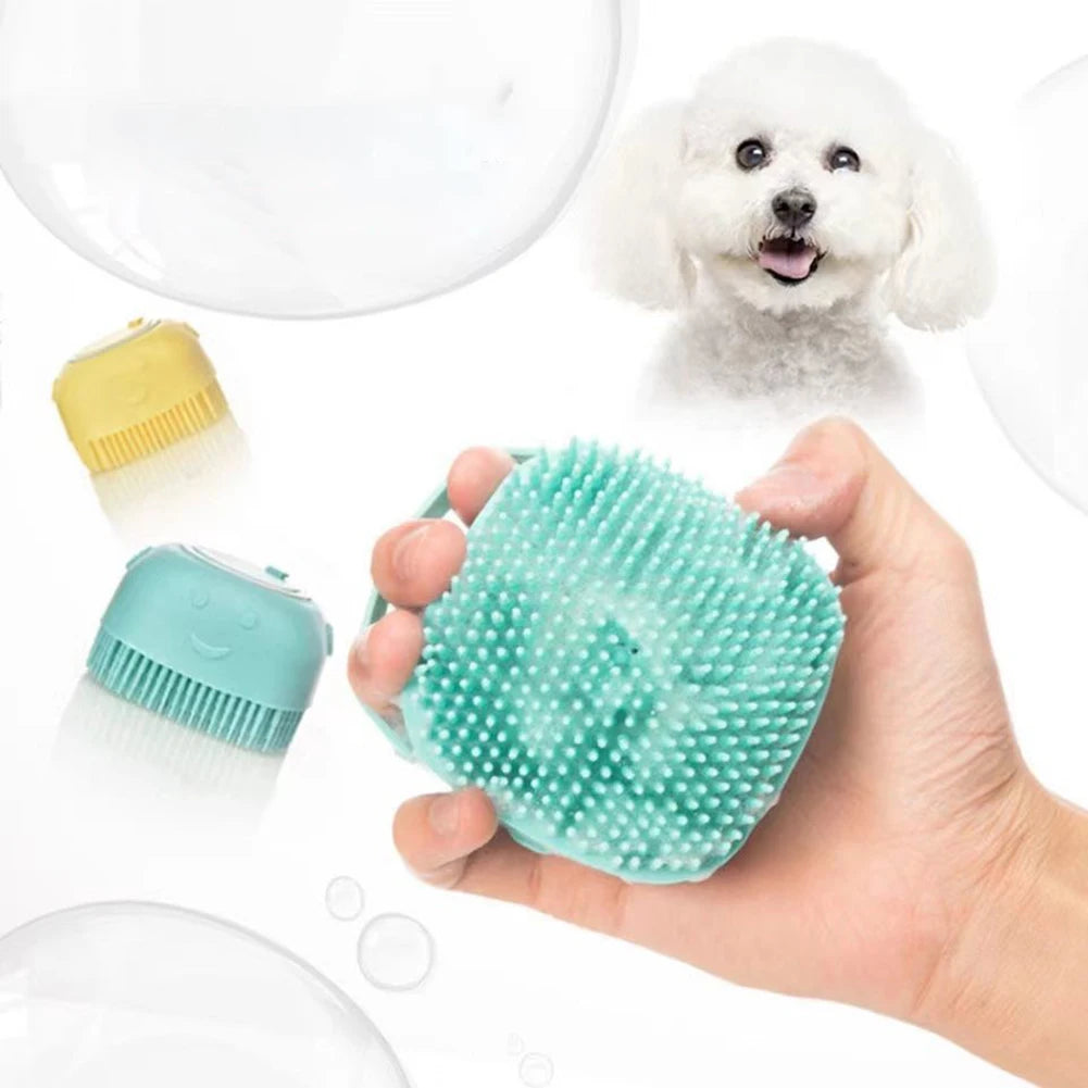 Soft Dog Bath Massage Brush